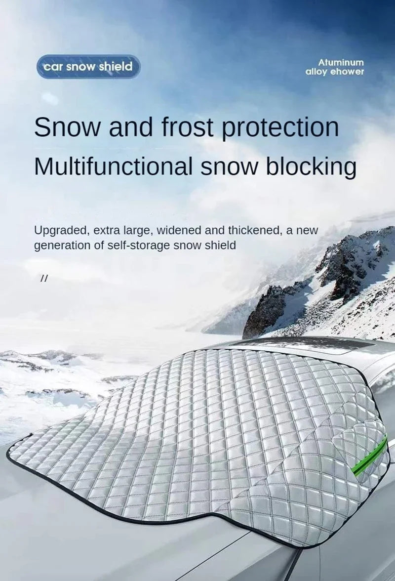 All-Weather Car Windscreen Frost Cover Snow Ice Protector & Sun Shade