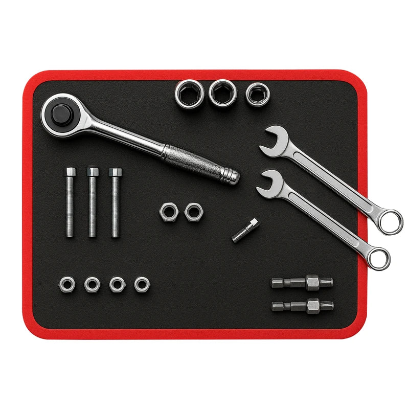 Magnetic Tool Mat Anti-Slip Screw Nut & Parts Organiser for Garage Workshop