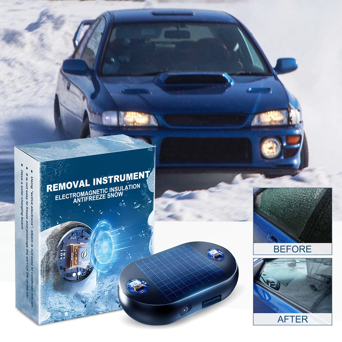 Compact Winter Car Accessory Plastic Dashboard Device
