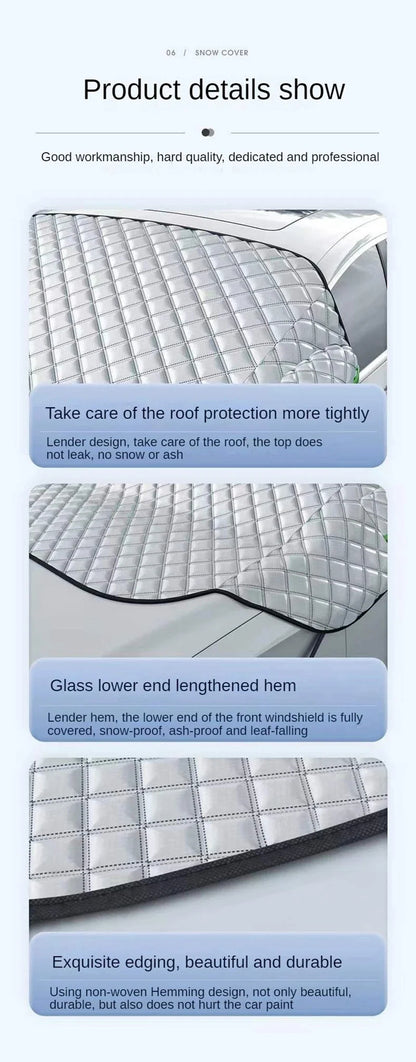 All-Weather Car Windscreen Frost Cover Snow Ice Protector & Sun Shade