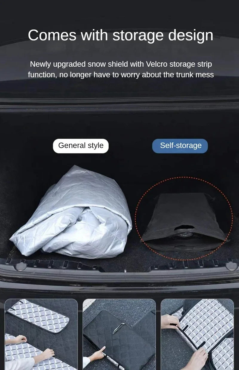 All-Weather Car Windscreen Frost Cover Snow Ice Protector & Sun Shade