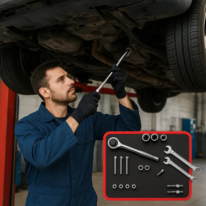 Magnetic Tool Mat Anti-Slip Screw Nut & Parts Organiser for Garage Workshop