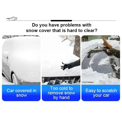 Telescopic Car Snow Brush & Ice Scraper Extendable Detachable Windscreen Cleaner