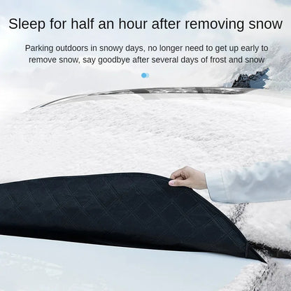 All-Weather Car Windscreen Frost Cover Snow Ice Protector & Sun Shade