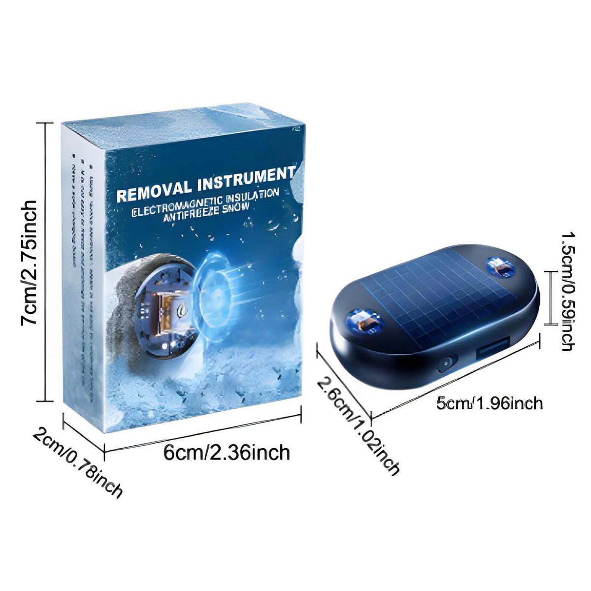Compact Winter Car Accessory Plastic Dashboard Device