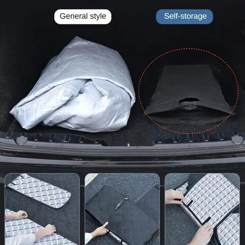 All-Weather Car Windscreen Frost Cover Snow Ice Protector & Sun Shade