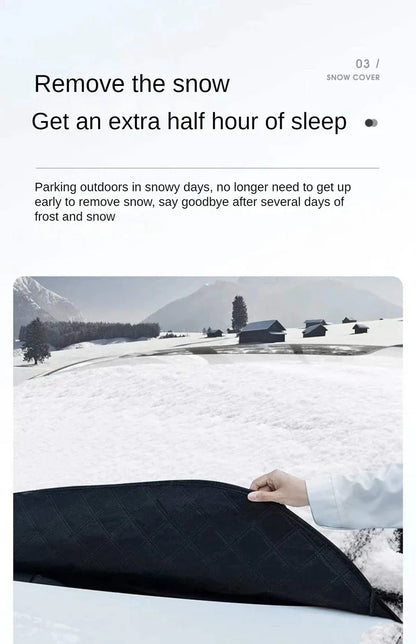 All-Weather Car Windscreen Frost Cover Snow Ice Protector & Sun Shade