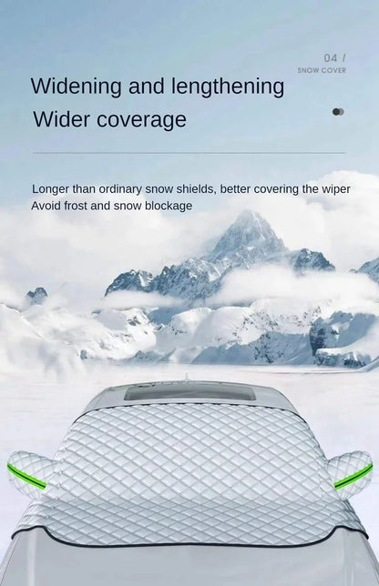 All-Weather Car Windscreen Frost Cover Snow Ice Protector & Sun Shade
